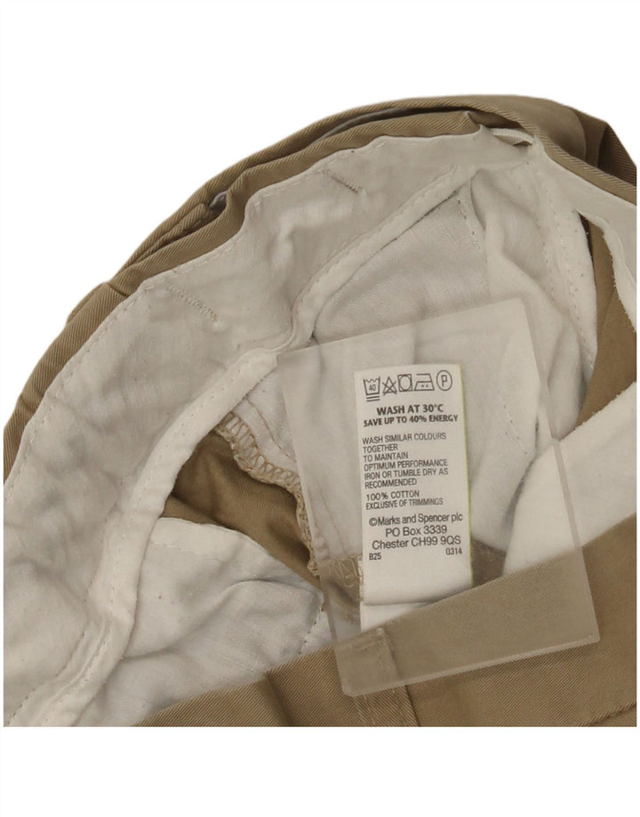 Marks & Spencer Męskie spodenki Chino W38 XL Beżowa bawełna