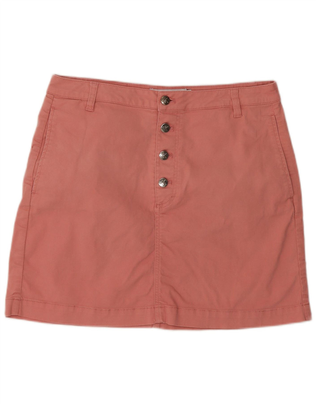 Damska spódnica mini Calvin Klein, duża, W32, różowa, bawełniana