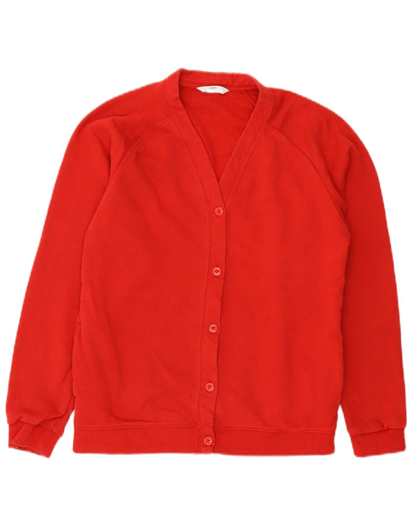 Sweter dziewczęcy Marks & Spencer 13-14 lat, czerwony, bawełniany