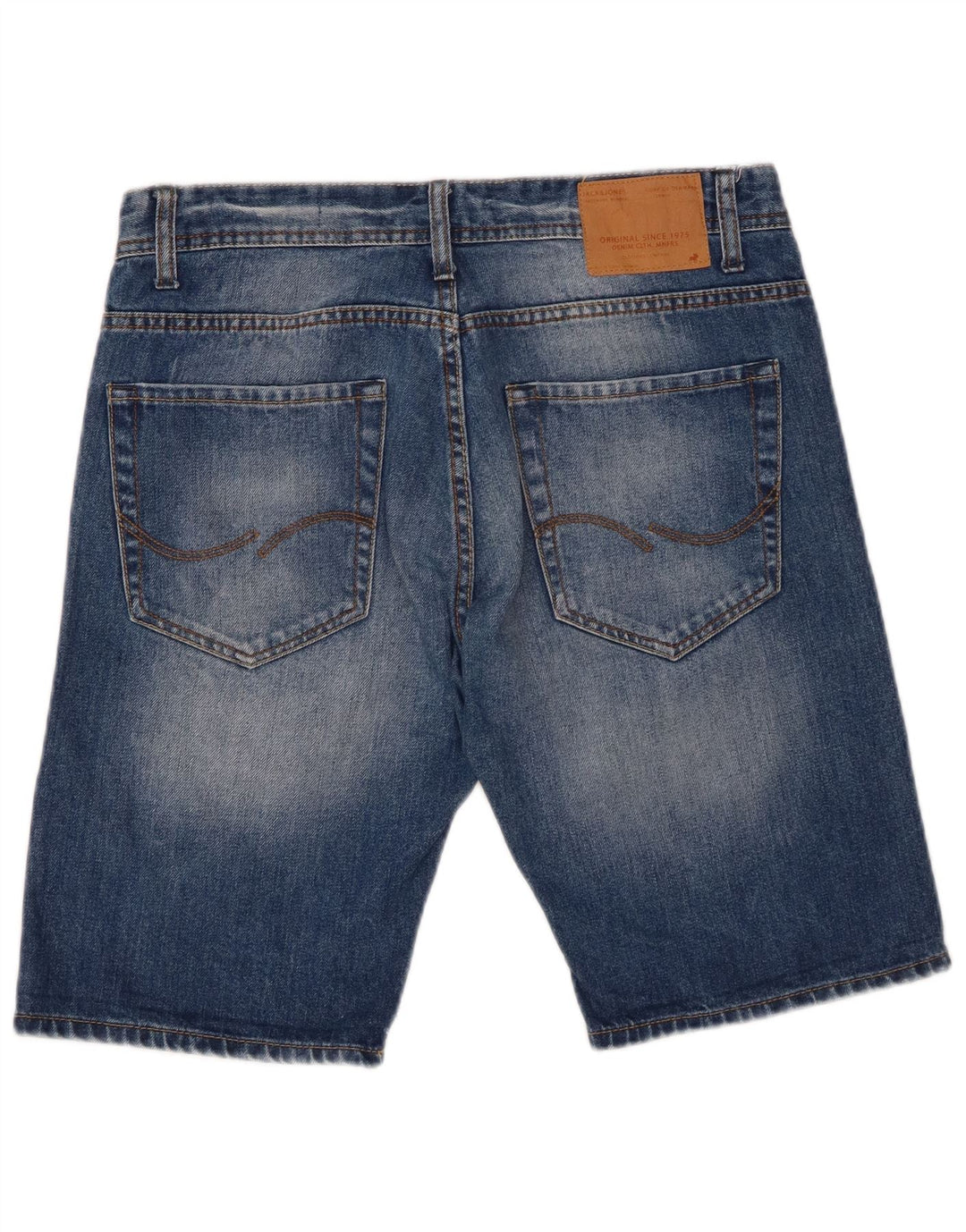 Męskie spodenki jeansowe Jack & Jones, średnie W32, niebieskie, bawełniane