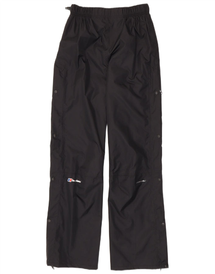 Wodoodporne spodnie damskie Berghaus UK 10 Small, czarne, poliamidowe