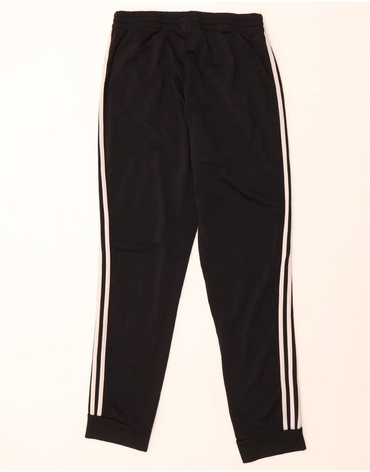 ADIDAS Mens Tracksuit Trousers Joggers Small  Black Polyester