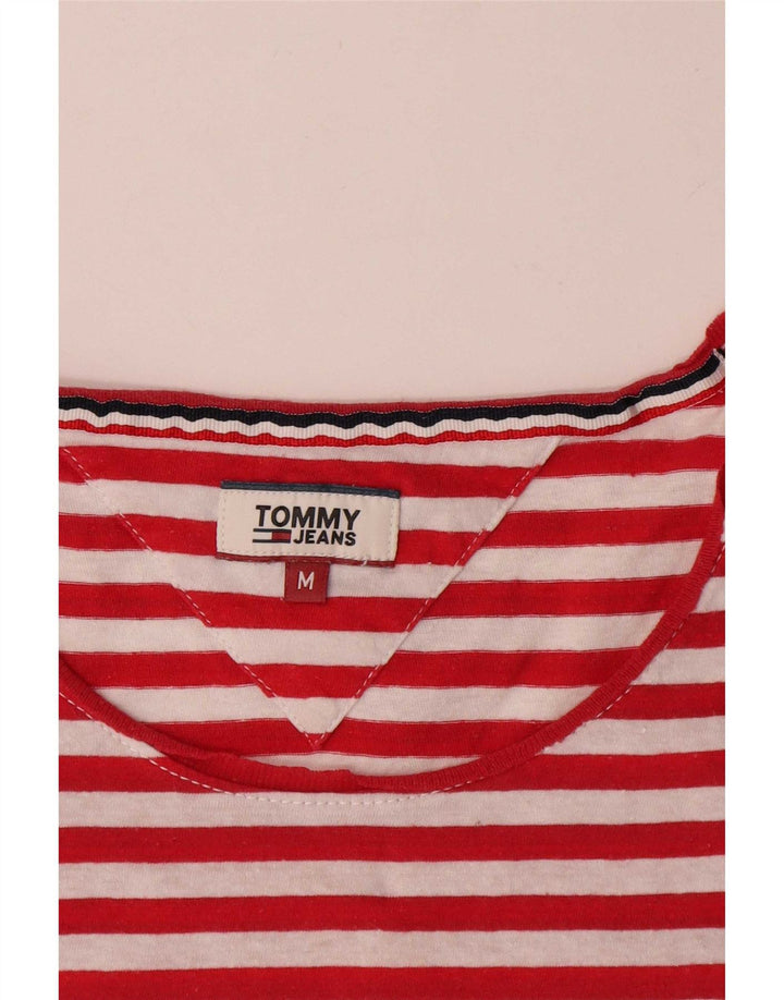 T-shirt damski Tommy Hilfiger Top UK 14 w średnie czerwone paski