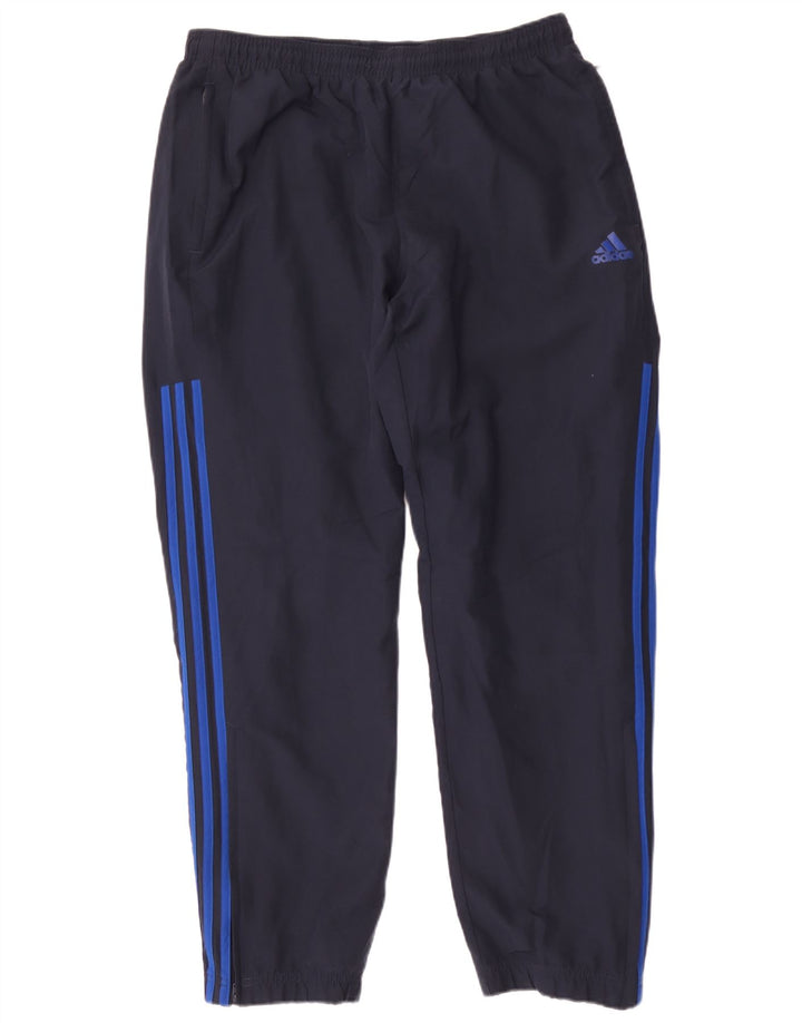 Męskie spodnie dresowe Adidas, duże, granatowe, z poliestru