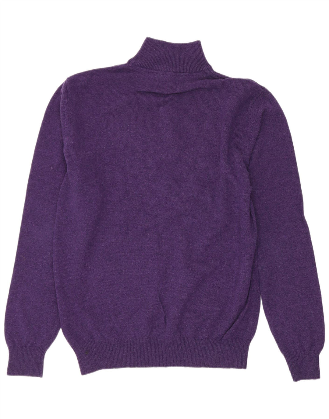 Męski sweter z zamkiem błyskawicznym Schoffel, średni fiolet, wełna owcza