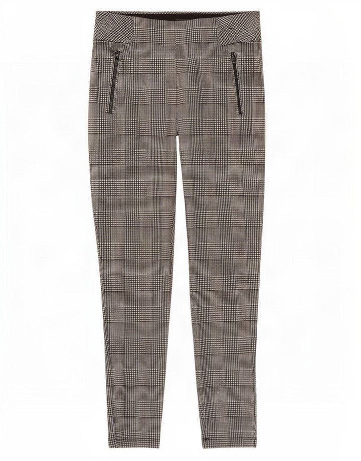 Damskie legginsy Marks & Spencer UK 12, średnioszare, w pepitkę