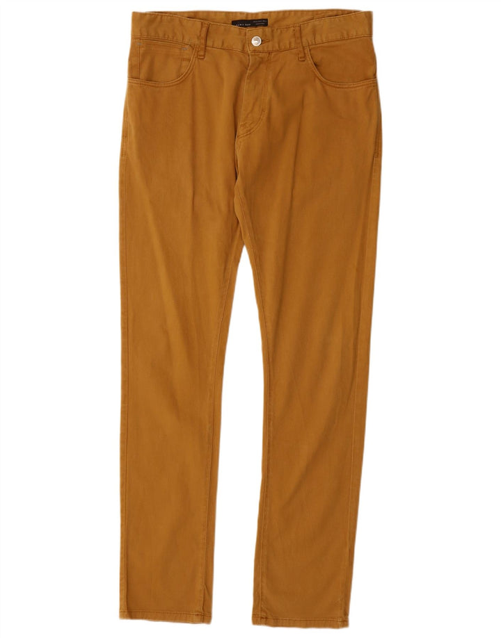 Męskie jeansy slim fit Zara EU 40 Medium W31 L32 Beżowa bawełna