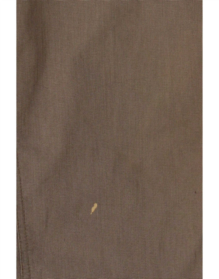 Męskie spodnie Chino Marks & Spencer Blue Harbor W38 L29 w brązową kratkę