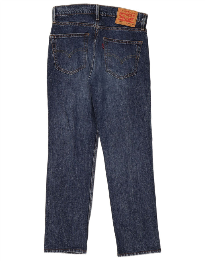 Męskie jeansy LEVI'S 511 Slim W30 L28 Niebieska bawełna