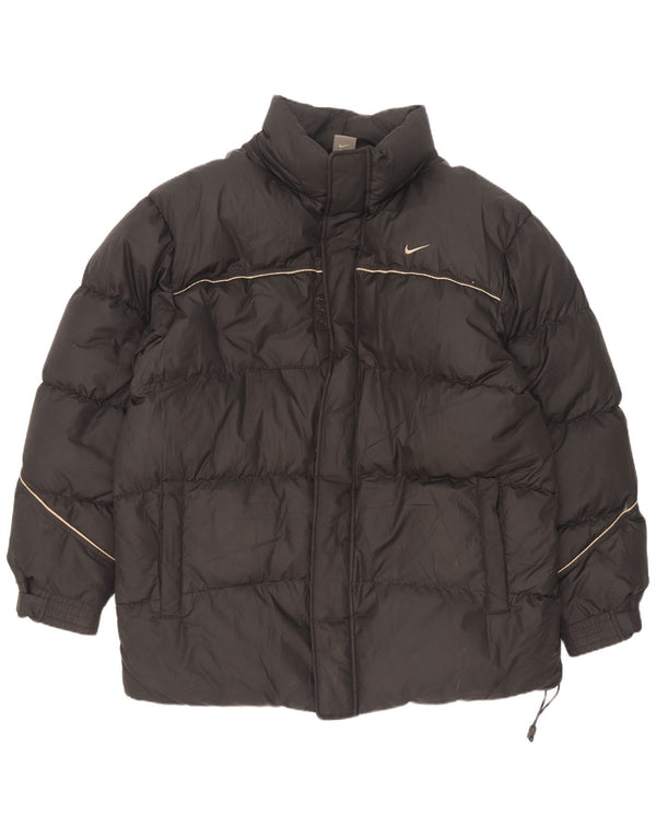 Męska ocieplana kurtka Nike UK 42 XL, czarny poliester