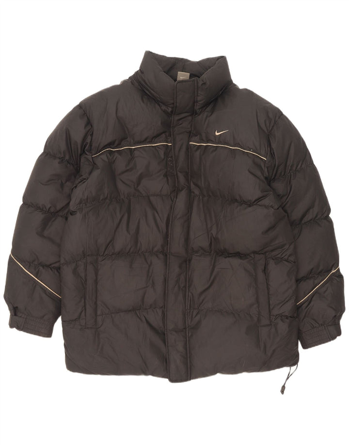 Męska ocieplana kurtka Nike UK 42 XL, czarny poliester