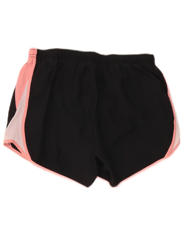 Damskie spodenki sportowe Nike o luźnym kroju UK 4 XS, czarne, sportowe z blokami kolorów