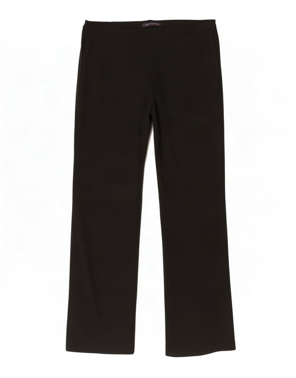 Marks & Spencer Damskie proste spodnie codzienne UK 16 duże W34 L30 czarne