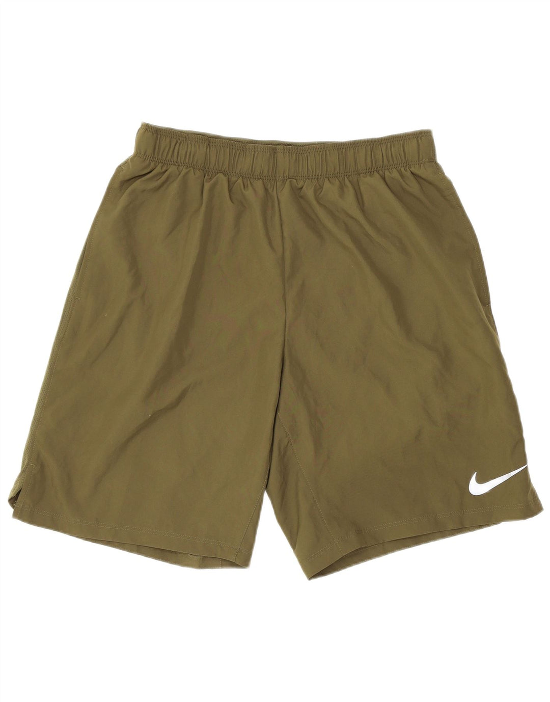 Męskie spodenki sportowe Nike, średnio zielone, poliestrowe, sportowe