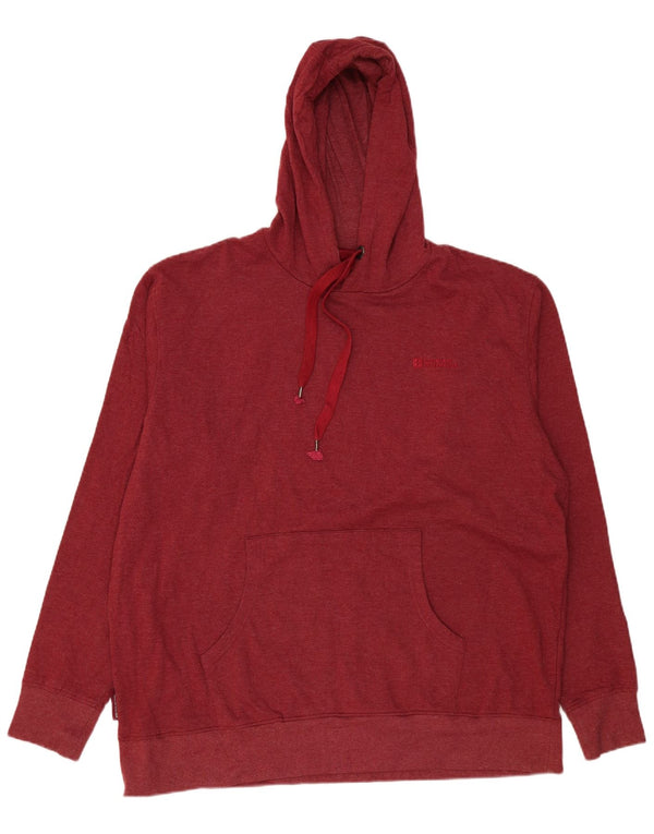 Męski sweter z kapturem Mountain Warehouse 2XL, bordowa bawełna