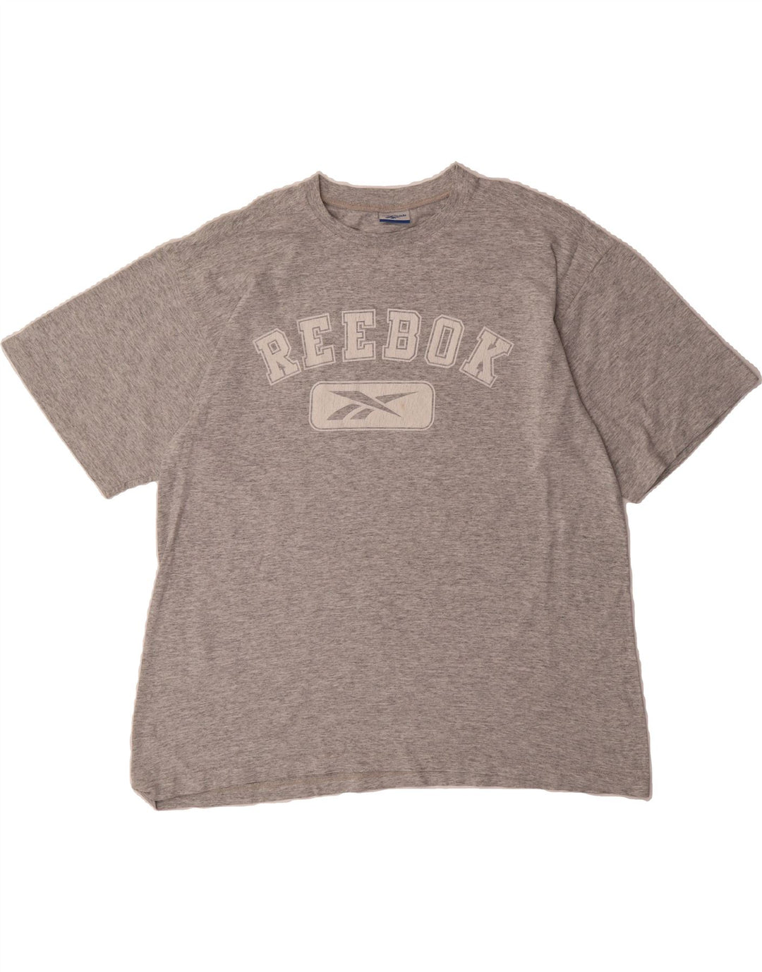 REEBOK Mens Graphic T-Shirt Top Large Grey Vintage Reebok and Second-Hand Reebok from Messina Hembry 