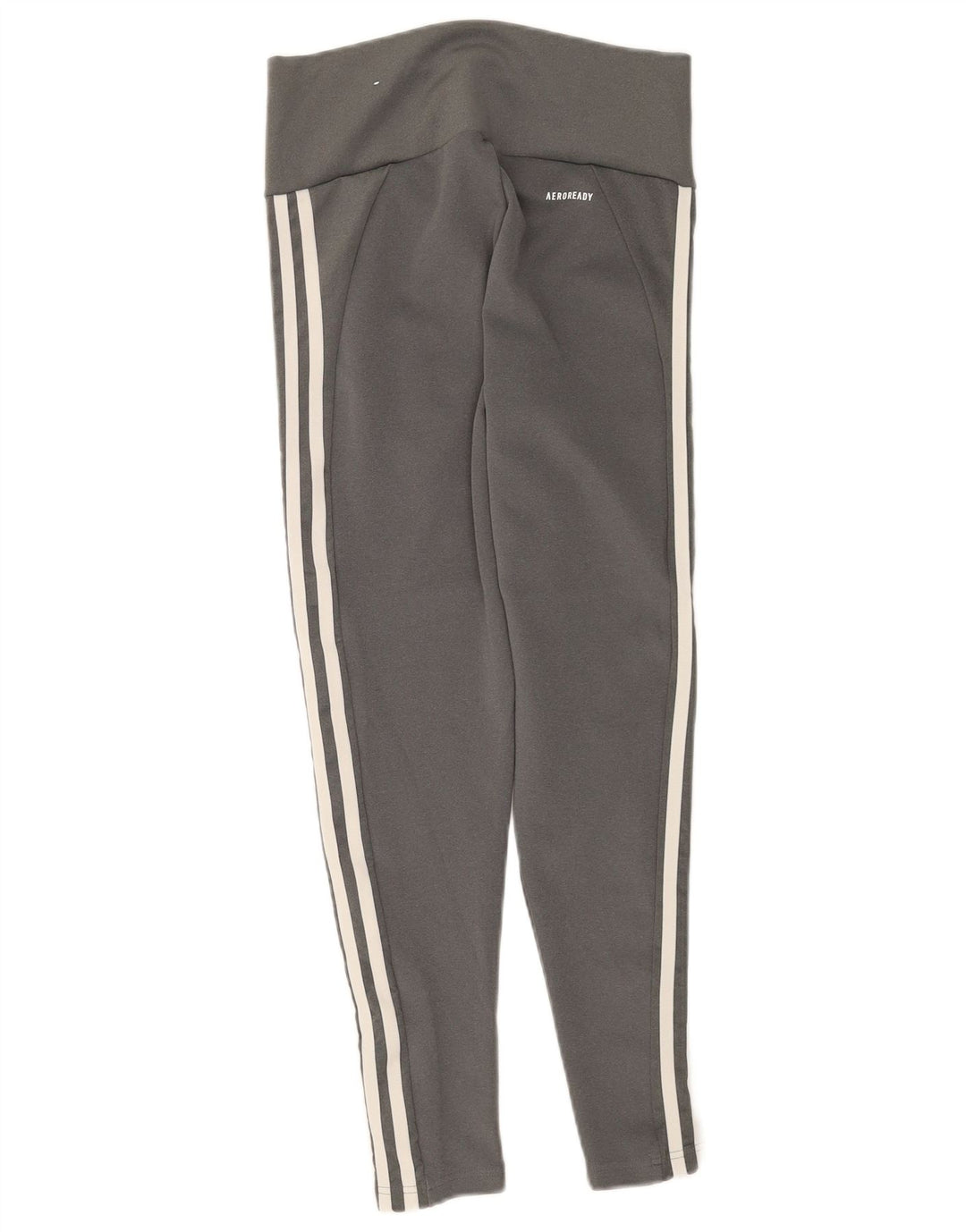 Damskie legginsy Adidas Aeroready Crop UK 12/14 Średni szary poliester