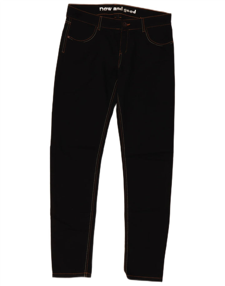 Damskie spodnie typu slim casual Desigual W30 L30 czarne
