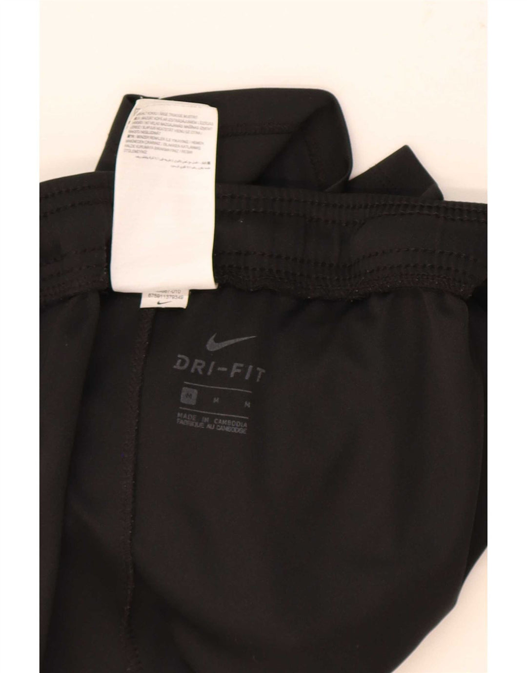 Męskie spodenki sportowe Nike Dri Fit, średni czarny poliester