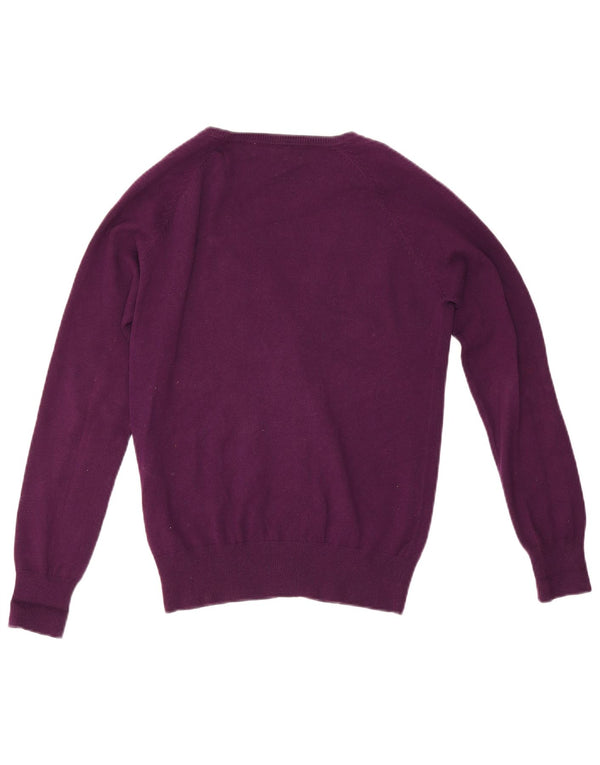 Sweter damski Zara, UK 12, średni fiolet, bawełna