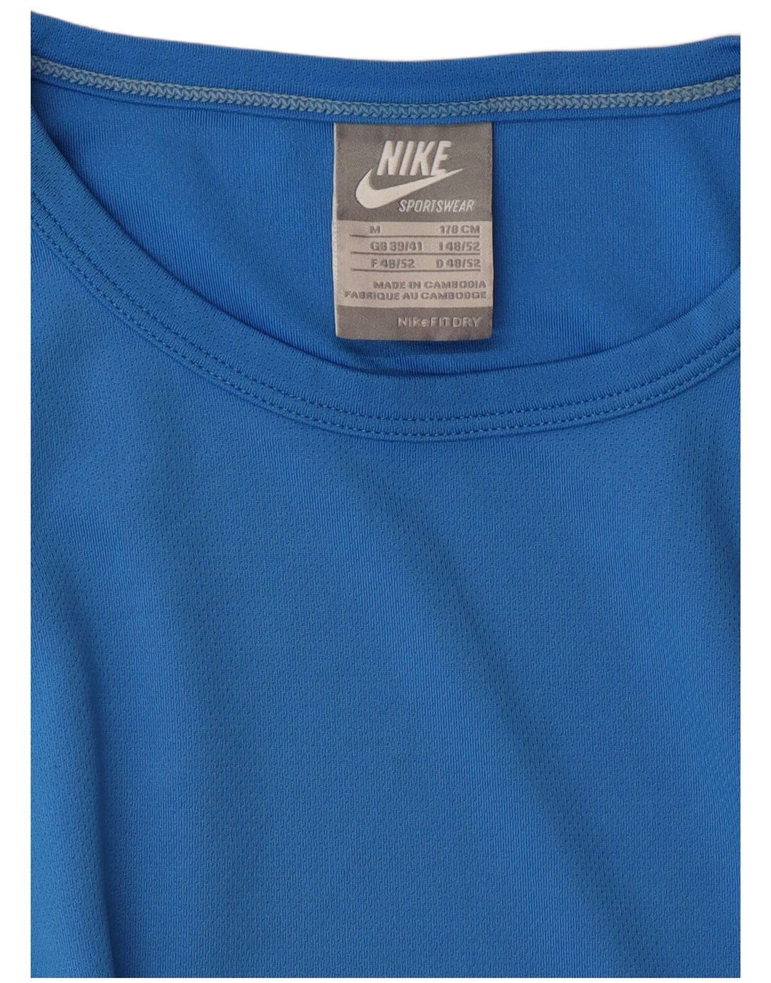 T-shirt męski NIKE Fit Dry, UK 39/41, średni niebieski