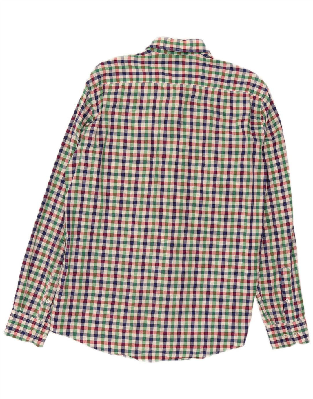 Męska koszula flanelowa Lacoste Slim Fit, rozmiar 42, duża, wielokolorowa kratka