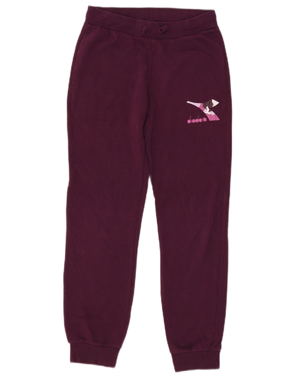 Damskie spodnie dresowe DIADORA Joggers UK 18 XL Fioletowy kamuflaż