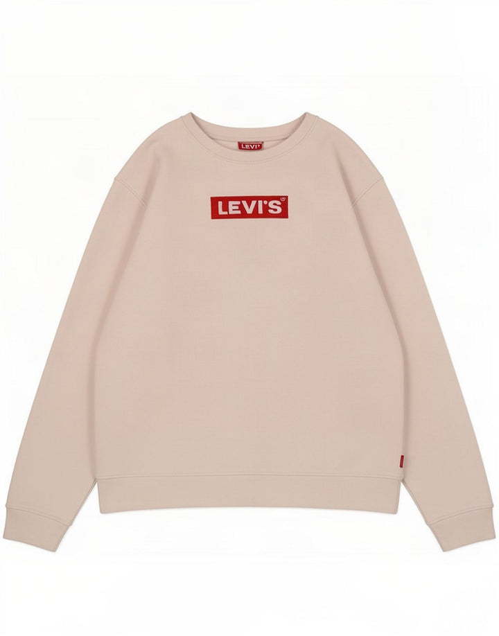 Męska bluza z grafiką Levi's, mała, biała, bawełniana