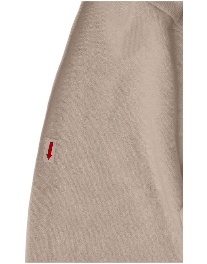 Damska bluza CHAMPION Crop Graphic Jumper UK 14 średni beż