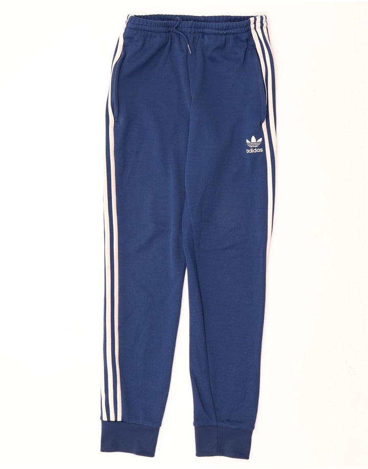 Męskie spodnie dresowe ADIDAS Joggery, średni granatowy poliester