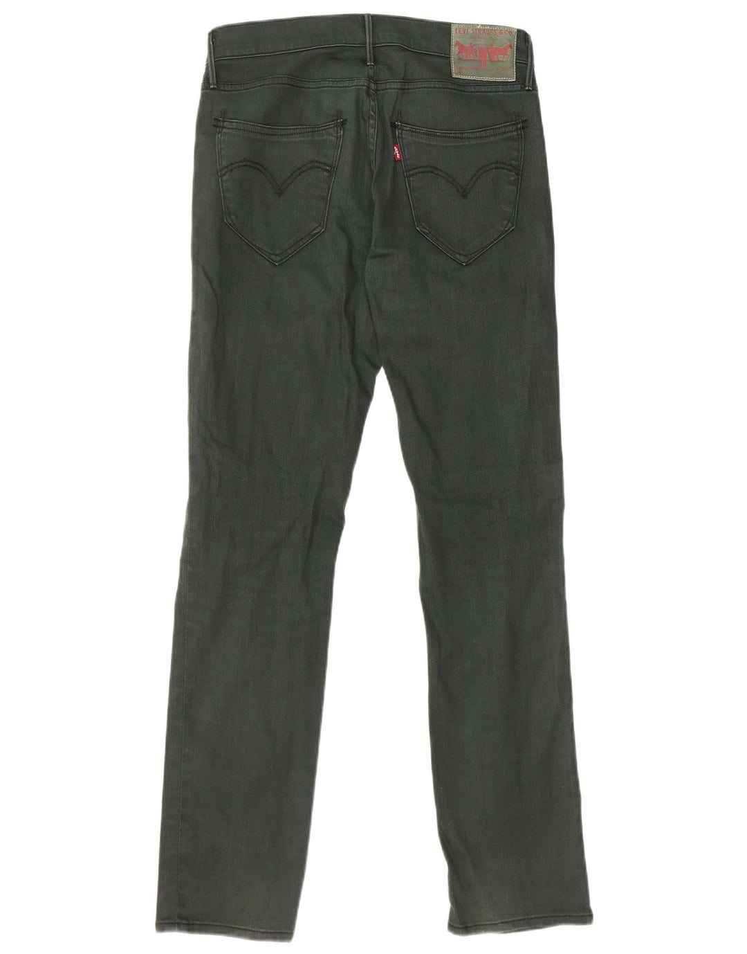 Damskie jeansy Levi's 511 Slim W29 L32 Zielona bawełna