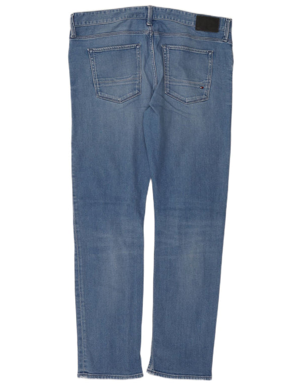 Męskie dżinsy Tommy Hilfiger Bleecker Slim W36 L32 Niebieska bawełna