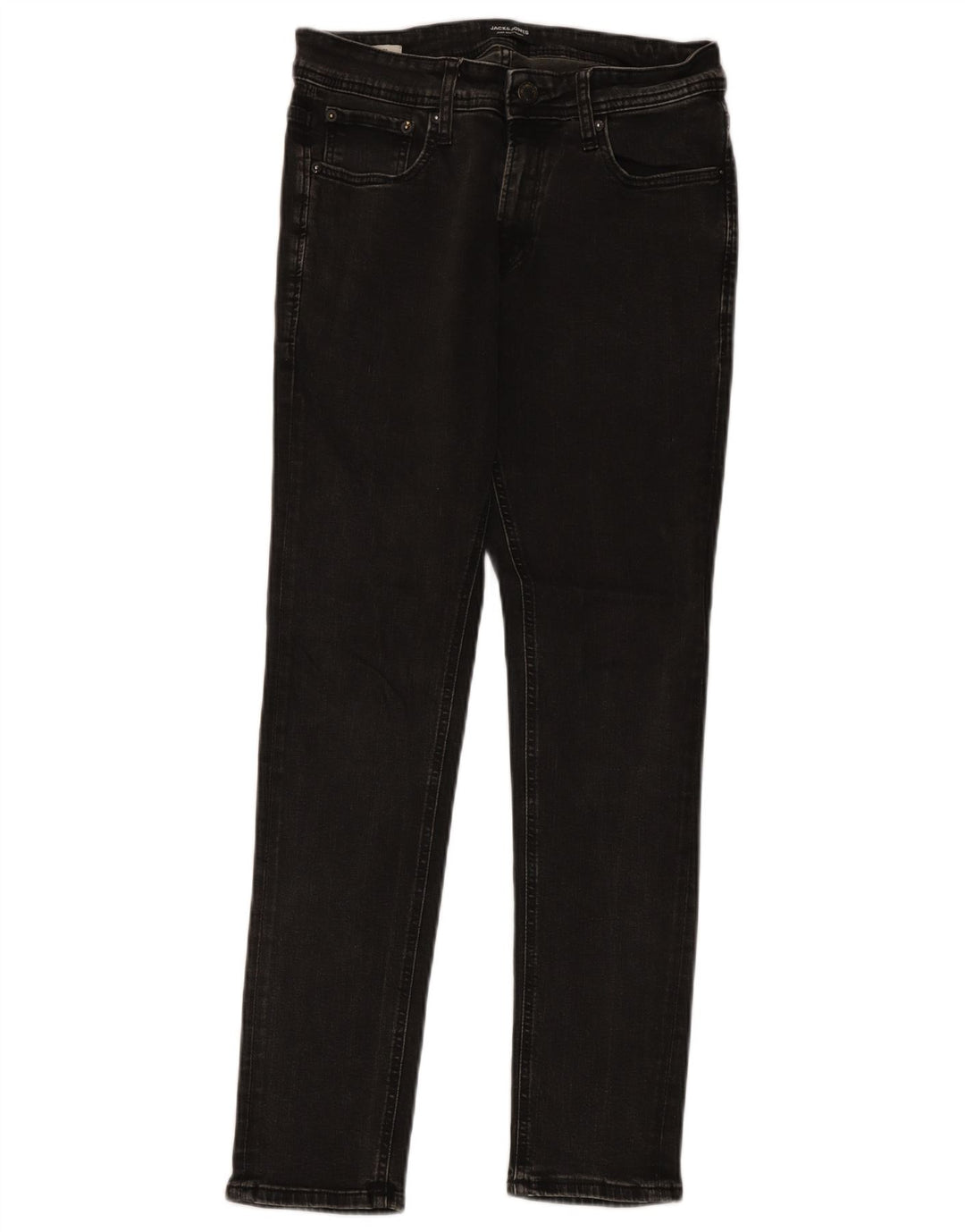 Męskie jeansy typu slim Jack & Jones W30 L30 Szara bawełna