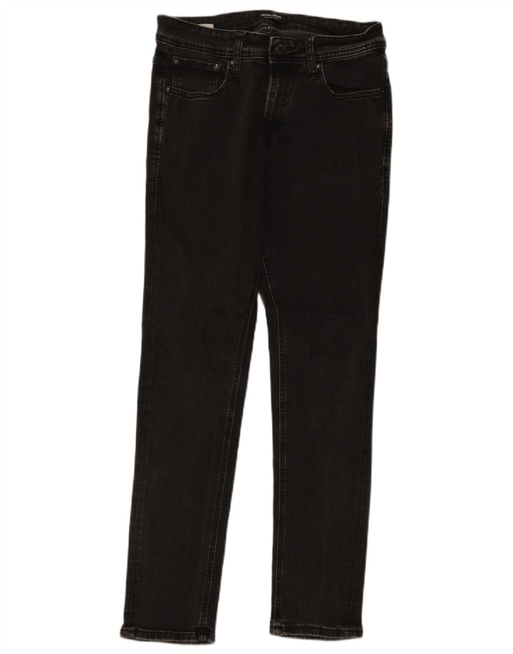 Męskie jeansy typu slim Jack & Jones W30 L30 Szara bawełna