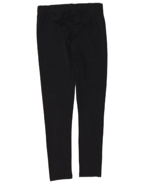 Damskie legginsy Puma Graphic UK 8, małe, czarne, poliestrowe