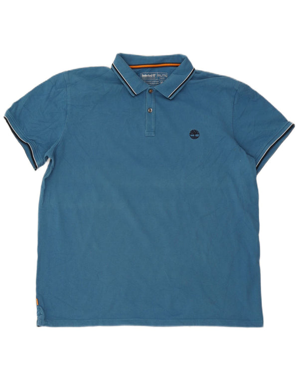 Męska koszulka polo Timberland Slim Fit 2XL w niebieskie paski