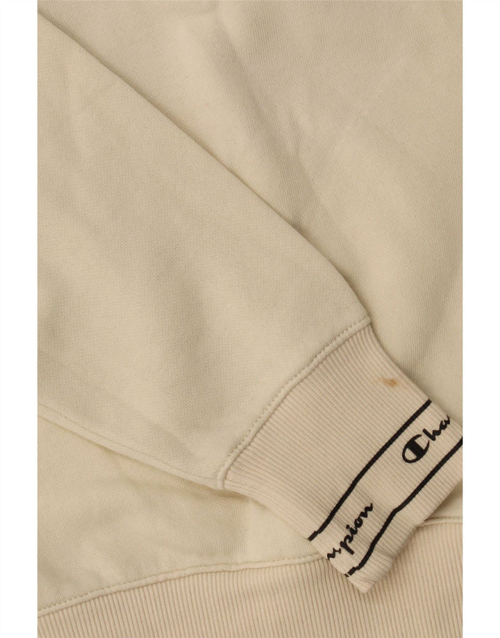 Damska bluza Champion Graphic Oversize Sweter UK 10 Small Off White