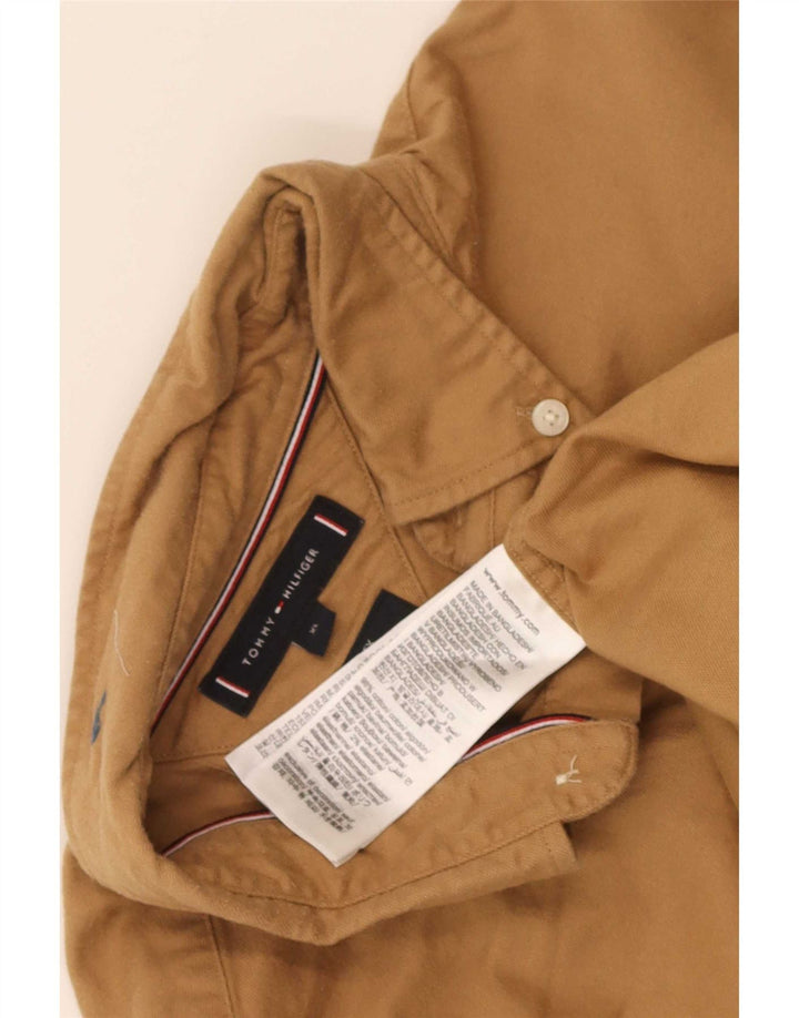 Koszula męska Tommy Hilfiger XL, beżowa, bawełniana