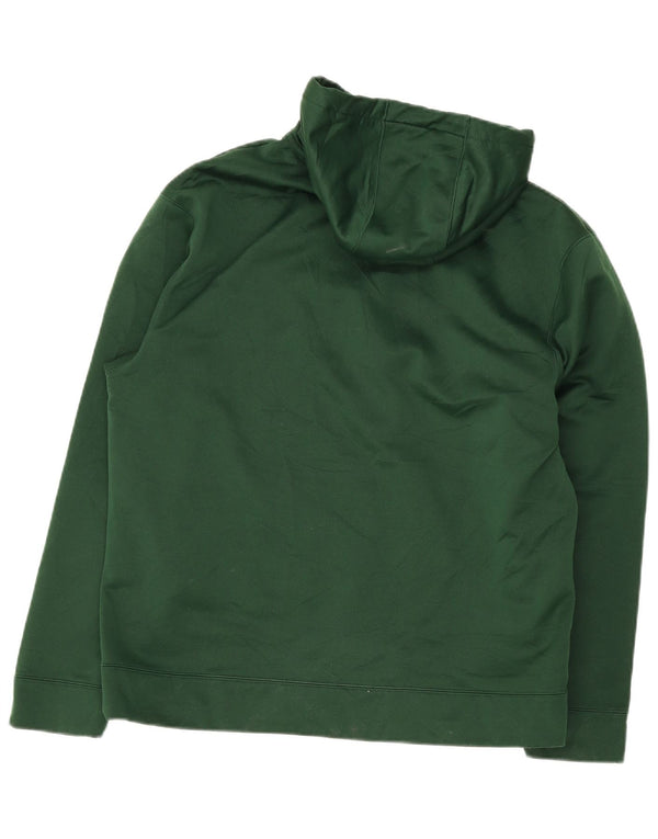 Męski sweter z kapturem Under Armour, duży, zielony, z poliestru