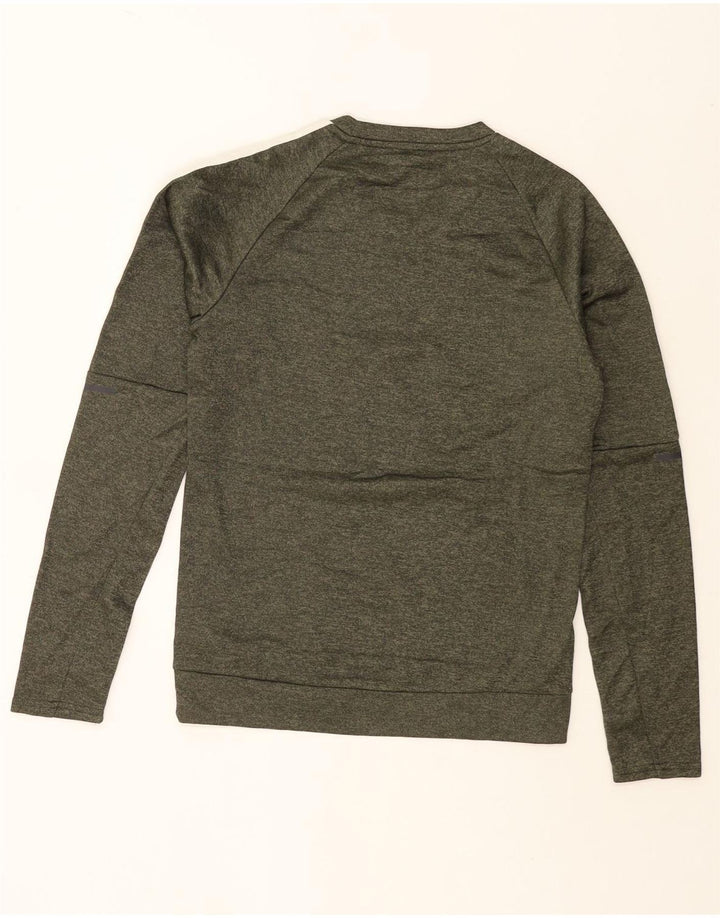 Adidas Męska bluza Climawarm Jumper XS Khaki z nakrapianym poliestrem