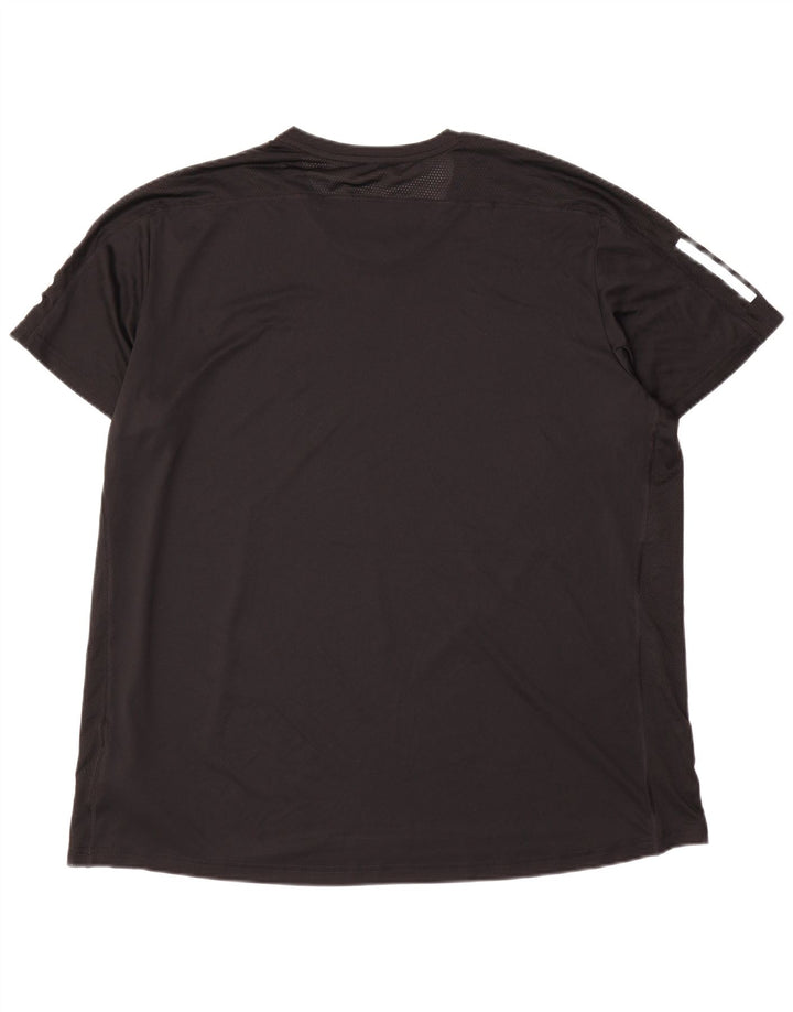 Męski t-shirt ADIDAS Aeroready Top 2XL, czarny poliester