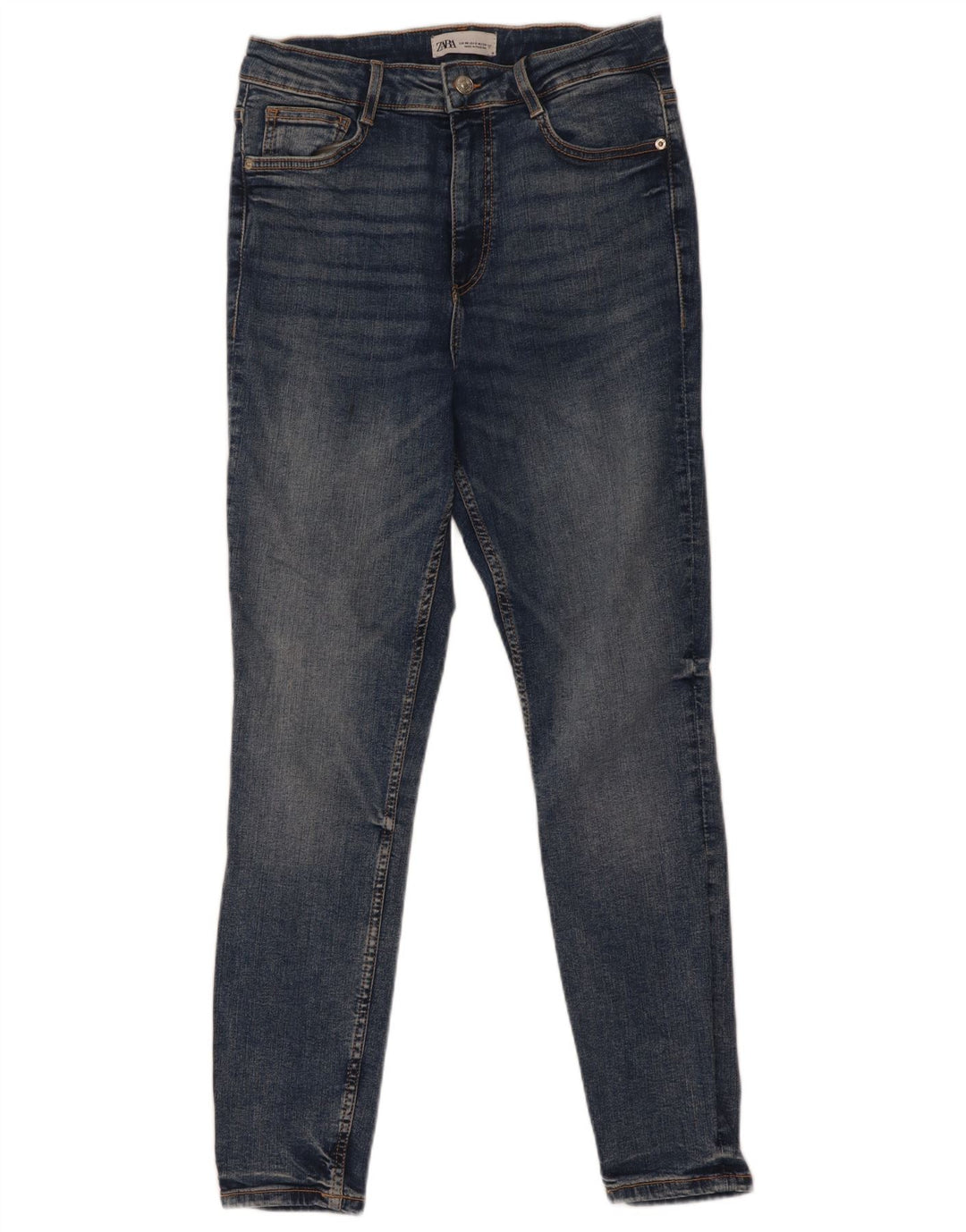 Damskie jeansy skinny Zara EU 40 Medium W30 L28 Niebieskie