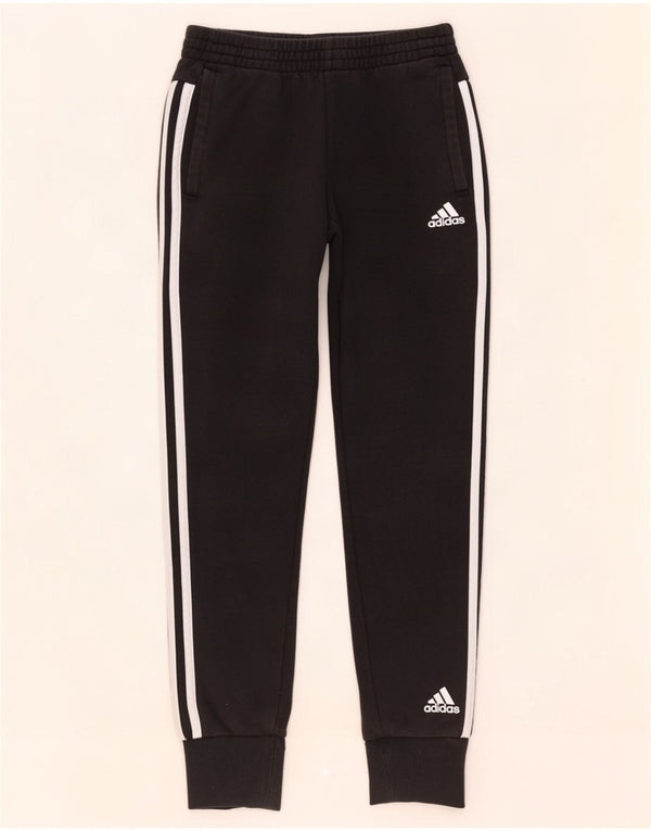 Adidas Chłopięce Spodnie Dresowe Joggery 13-14 Lat Czarna Bawełna