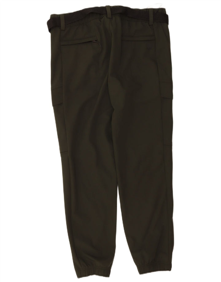 Marks & Spencer Męskie proste spodnie cargo W36 L31 Khaki Poliester