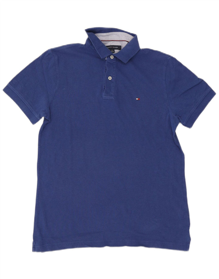 Męska koszulka polo Tommy Hilfiger w kolorze średnioniebieskim, bawełniana
