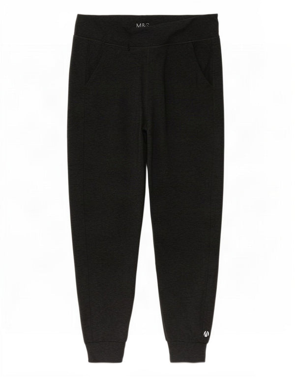 Damskie spodnie dresowe Marks & Spencer Joggers UK 14, duże, szare nakrapiane
