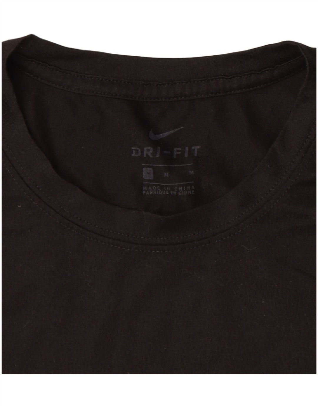 Męska koszulka Nike Dri Fit Top, średni czarny poliester