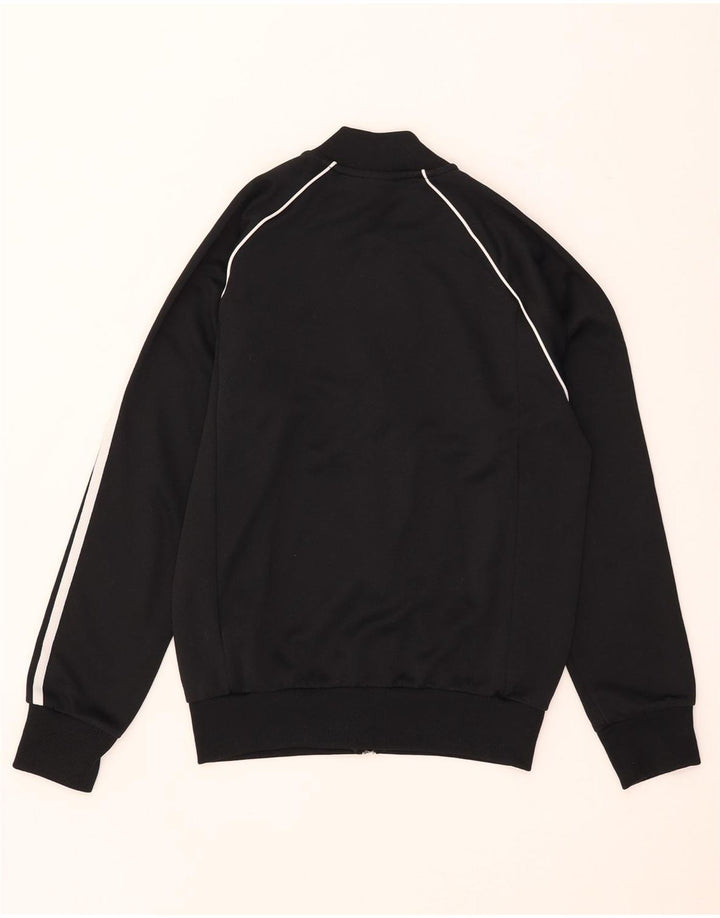 Adidas Męska bluza dresowa, mała, czarna, poliestrowa