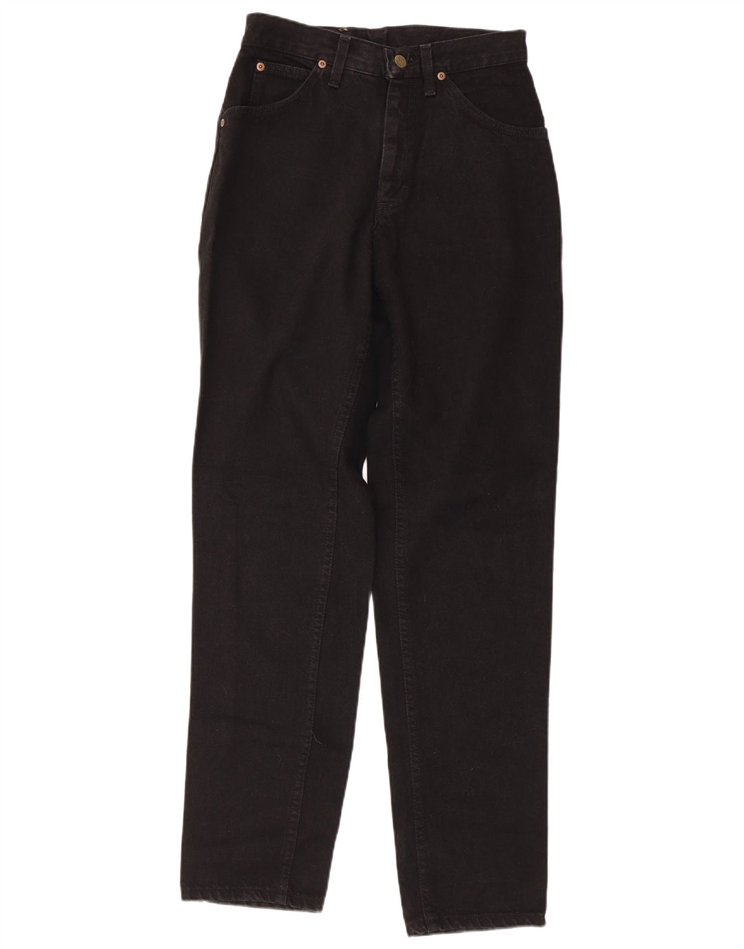 Damskie jeansy z wysokim stanem LEE W28 L33, czarna bawełna