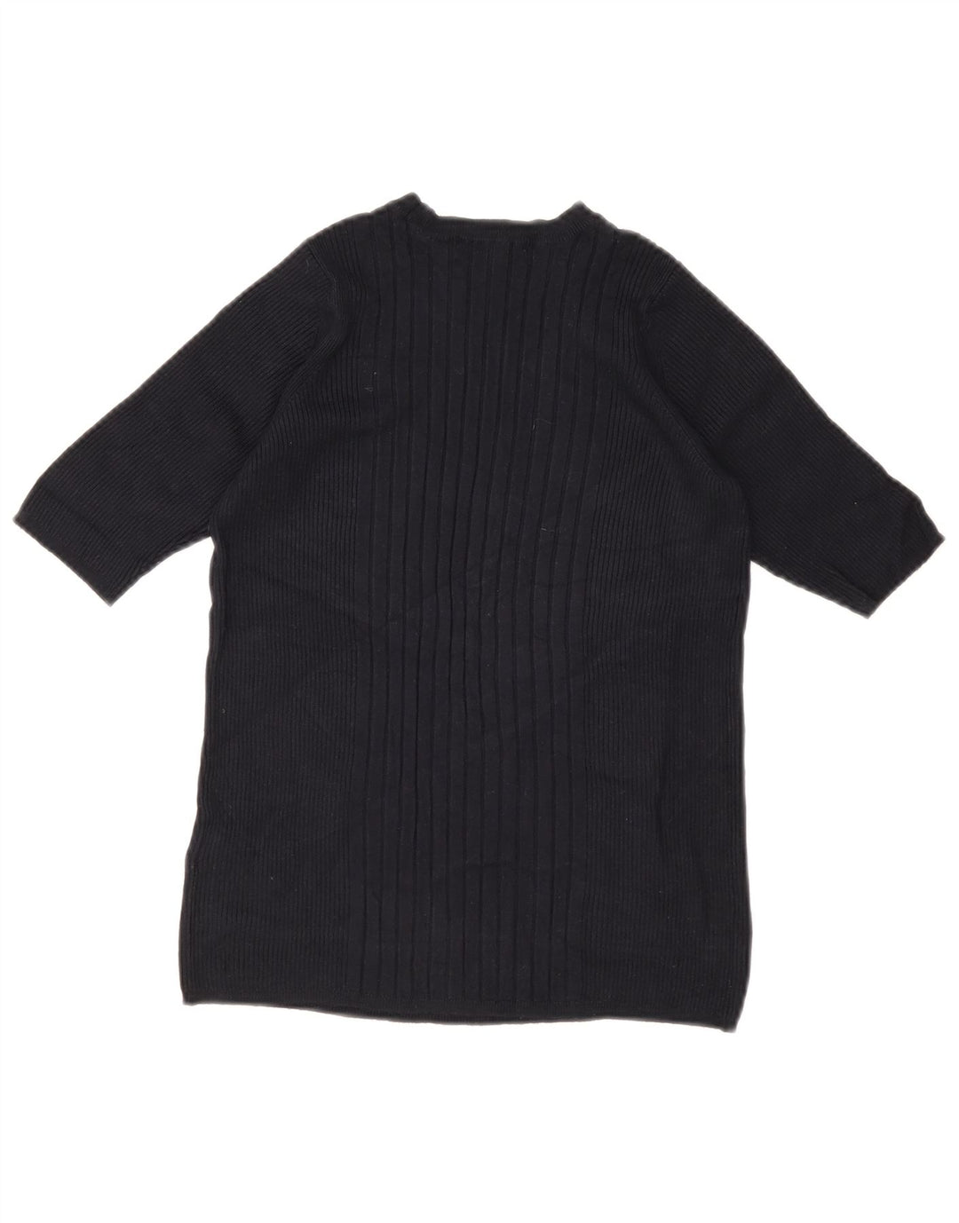 Marks & Spencer Damski sweter z dekoltem w łódkę, UK 12, średni granatowy